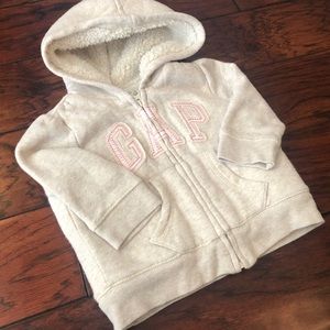 Gap — Baby Fleece-Lined Hoodie, sz 6-12m